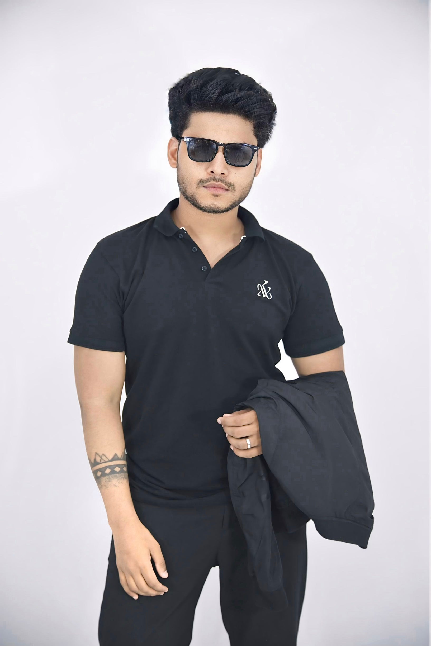 Classic Black Polo T-Shirt