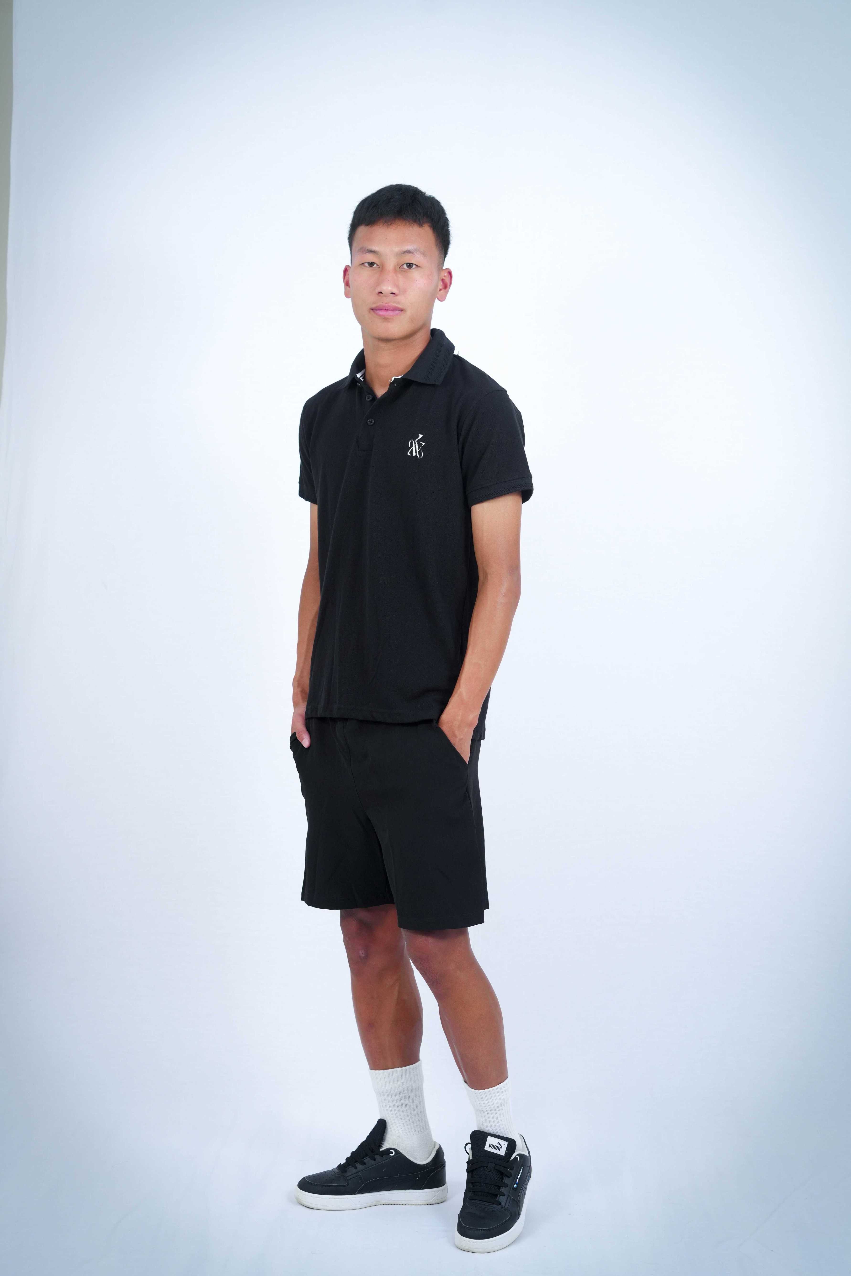 Classic Black Polo T-Shirt